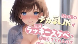 【ラブラブ】隣の席のデカ乳JKが毎日ラッキースケベを提供してくれるので俺の股間がヤバい!【中出し/爆乳】